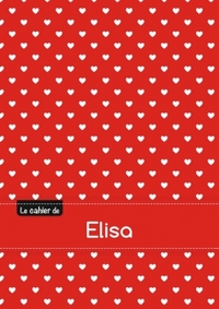Le cahier d'Elisa - Blanc, 96p, A5 - Petits c urs