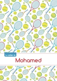 CAHIER MOHAMED BLANC,96P,A5 TENNIS