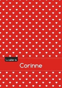 Le cahier de Corinne - Blanc, 96p, A5 - Petits c urs