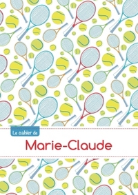 CAHIER MARIE CLAUDE BLANC,96P,A5 TENNIS