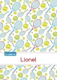 Le cahier de Lionel - Blanc, 96p, A5 - Tennis