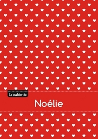 CAHIER NOELIE BLANC,96P,A5 PETITSCoeURS