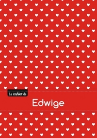 Le cahier d'Edwige - Blanc, 96p, A5 - Petits c urs