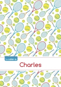 Le cahier de Charles - Blanc, 96p, A5 - Tennis