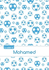 CAHIER MOHAMED BLANC,96P,A5 FOOTBALLMARSEILLE
