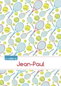 Le cahier de Jean-Paul - Petits carreaux, 96p, A5 - Tennis