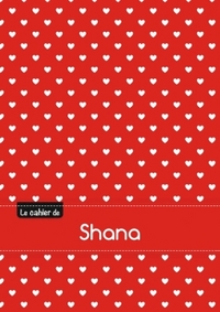 CAHIER SHANA BLANC,96P,A5 PETITSCoeURS