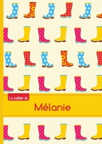 CAHIER MELANIE BLANC,96P,A5 BOTTESDEPLUIE