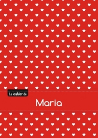CAHIER MARIA BLANC,96P,A5 PETITSCoeURS