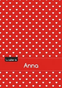 Le cahier d'Anna - Blanc, 96p, A5 - Petits c urs