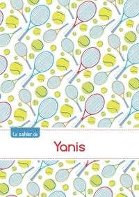 CAHIER YANIS BLANC,96P,A5 TENNIS