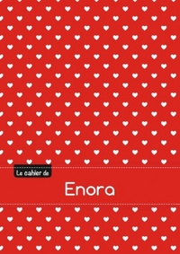 Le cahier d'Enora - Blanc, 96p, A5 - Petits c urs