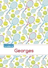 Le cahier de Georges - Blanc, 96p, A5 - Tennis