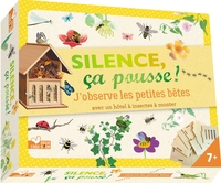 SILENCE CA POUSSE J'OBSERVE LES PETITES BETES - COFFRET AVEC ACCESSOIRES