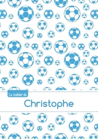 Le cahier de Christophe - Blanc, 96p, A5 - Football Marseille