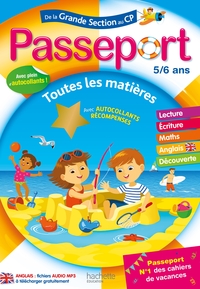 PASSEPORT - DE LA GRANDE SECTION AU CP - CAHIER DE VACANCES 2022