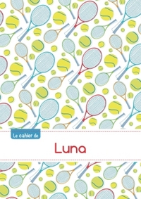 CAHIER LUNA BLANC,96P,A5 TENNIS