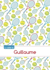 Le cahier de Guillaume - Blanc, 96p, A5 - Tennis