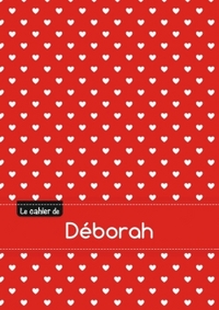 Le cahier de Déborah - Blanc, 96p, A5 - Petits c urs
