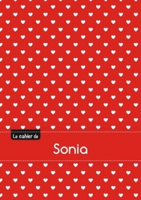 CAHIER SONIA BLANC,96P,A5 PETITSCoeURS