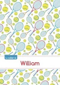 CAHIER WILLIAM BLANC,96P,A5 TENNIS