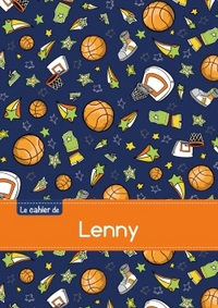 Le cahier de Lenny - Blanc, 96p, A5 - Basketball