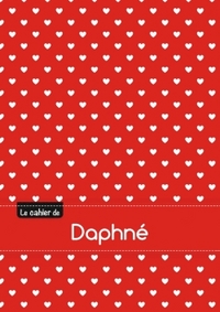 Le cahier de Daphné - Blanc, 96p, A5 - Petits c urs