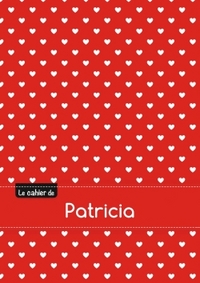 CAHIER PATRICIA BLANC,96P,A5 PETITSCoeURS