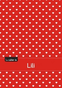 Le cahier de Lili - Blanc, 96p, A5 - Petits c urs