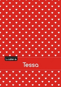 CAHIER TESSA BLANC,96P,A5 PETITSCoeURS