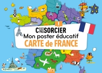 Mon poster éducatif C'est pas sorcier - Carte de France