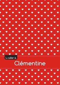 Le cahier de Clémentine - Blanc, 96p, A5 - Petits c urs