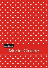 CAHIER MARIE CLAUDE BLANC,96P,A5 PETITSCoeURS