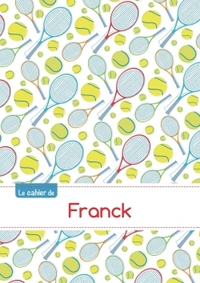 Le cahier de Franck - Blanc, 96p, A5 - Tennis