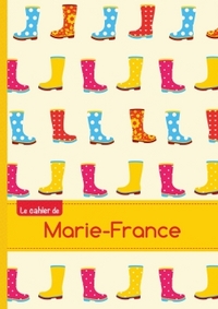 CAHIER MARIE FRANCE BLANC,96P,A5 BOTTESDEPLUIE