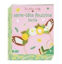 SERRE-TETE FEUTRINE BICHE - MINI COFFRET AVEC ACCESSOIRES