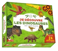 JE DECOUVRE LES DINOSAURES - COFFRET AVEC LAMPE