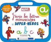 DISNEY - MES SUPER-HEROS MARVEL - ARDOISE J'ECRIS LES LETTRES MINUSCULES (4-6 ANS)