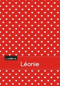 Le cahier de Léonie - Blanc, 96p, A5 - Petits c urs