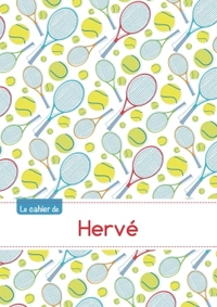 Le cahier de Hervé - Blanc, 96p, A5 - Tennis