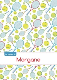 CAHIER MORGANE BLANC,96P,A5 TENNIS