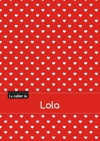 Le cahier de Lola - Blanc, 96p, A5 - Petits c urs