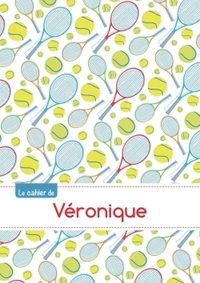 CAHIER VERONIQUE BLANC,96P,A5 TENNIS