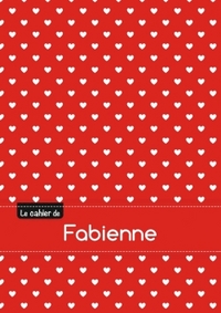 Le cahier de Fabienne - Blanc, 96p, A5 - Petits c urs