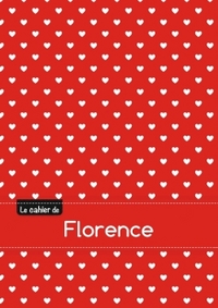 Le cahier de Florence - Blanc, 96p, A5 - Petits c urs