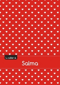 CAHIER SALMA BLANC,96P,A5 PETITSCoeURS