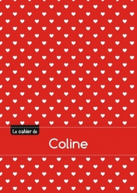 Le cahier de Coline - Petits carreaux, 96p, A5 - Petits c urs