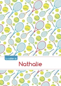 CAHIER NATHALIE BLANC,96P,A5 TENNIS