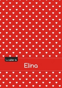 Le cahier d'Elina - Blanc, 96p, A5 - Petits c urs