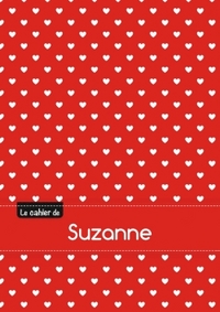 CAHIER SUZANNE BLANC,96P,A5 PETITSCoeURS